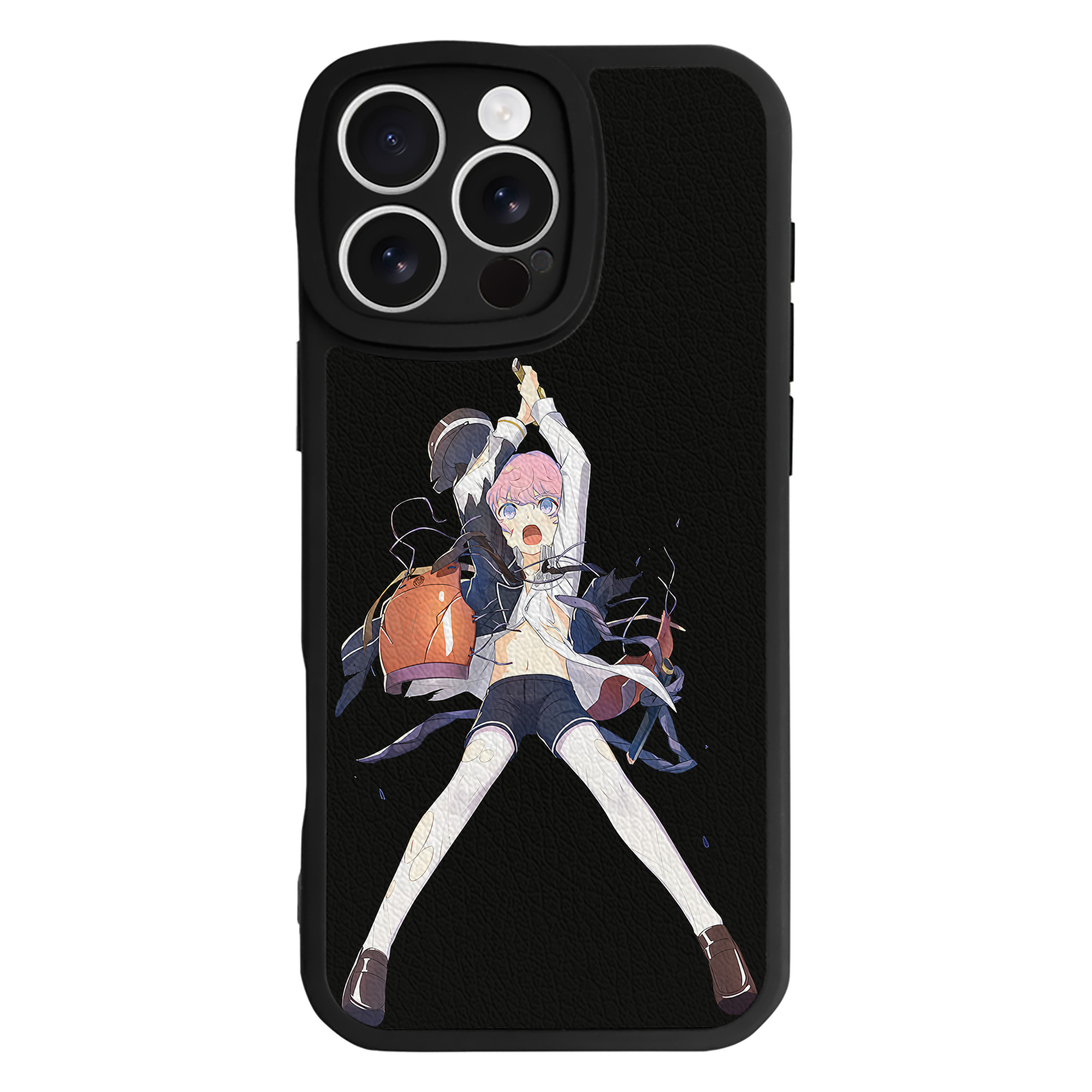（画像用） 刀剣乱舞 Touken Ranbu 【iPhone 16シリーズ対応】シリコンスマホケース（レザー調） 材質：シリコン